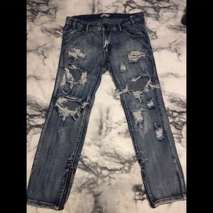 TOBI distressed jeans
